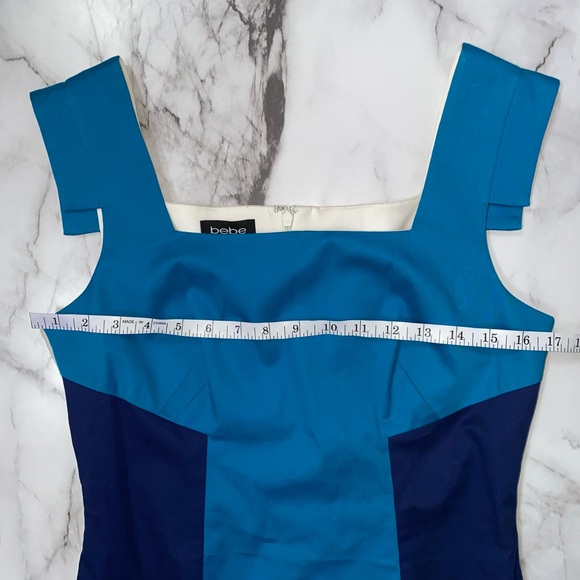 Bebe JOY COLORBLOCK Shift Dress M NWT - Picture 5 of 6